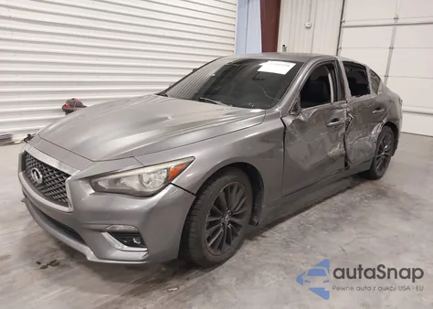 2018 Infinity Q50 z USA, uszkodzony, nr VIN JNIEV7AR4JM445559